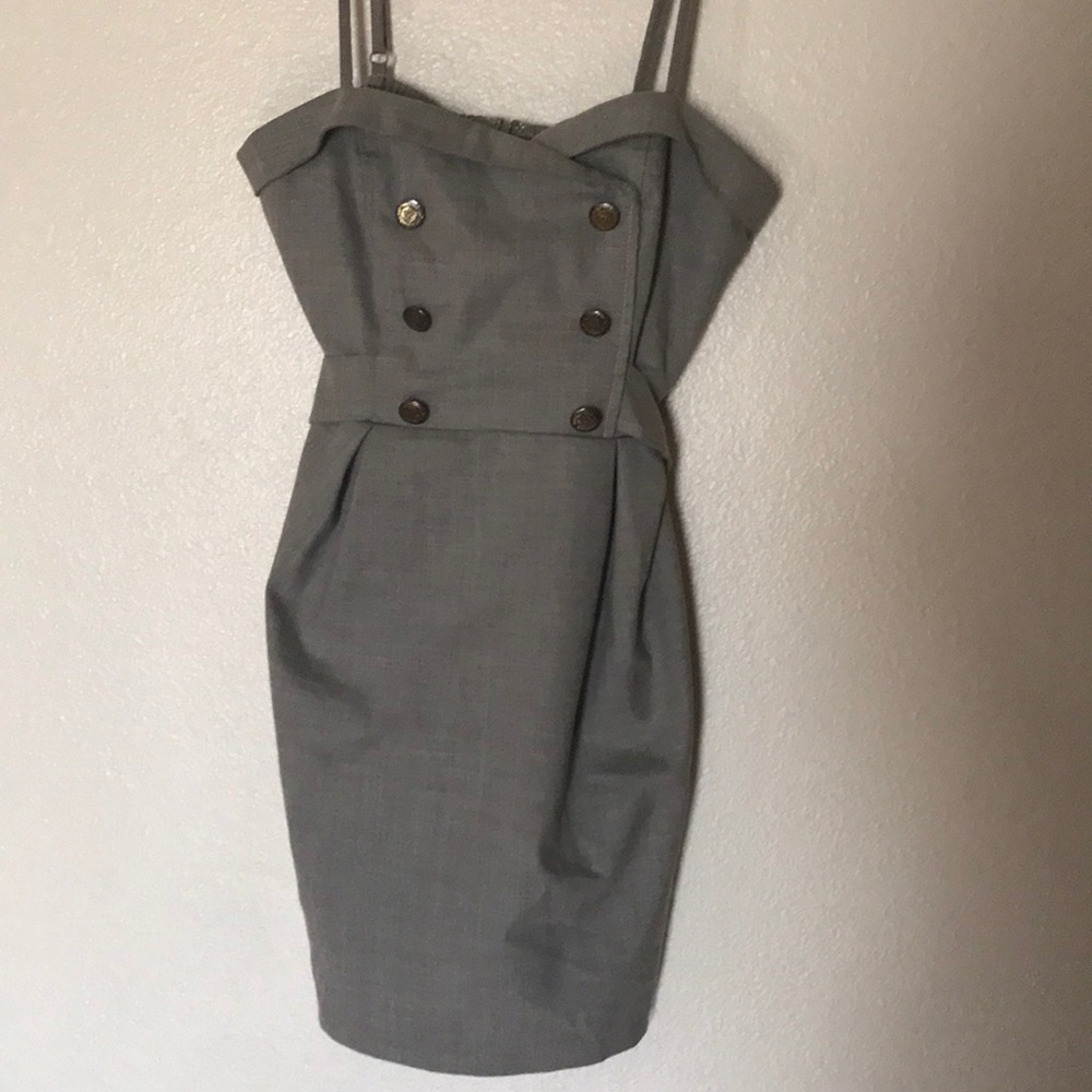 Forever 21 grey pencil dress